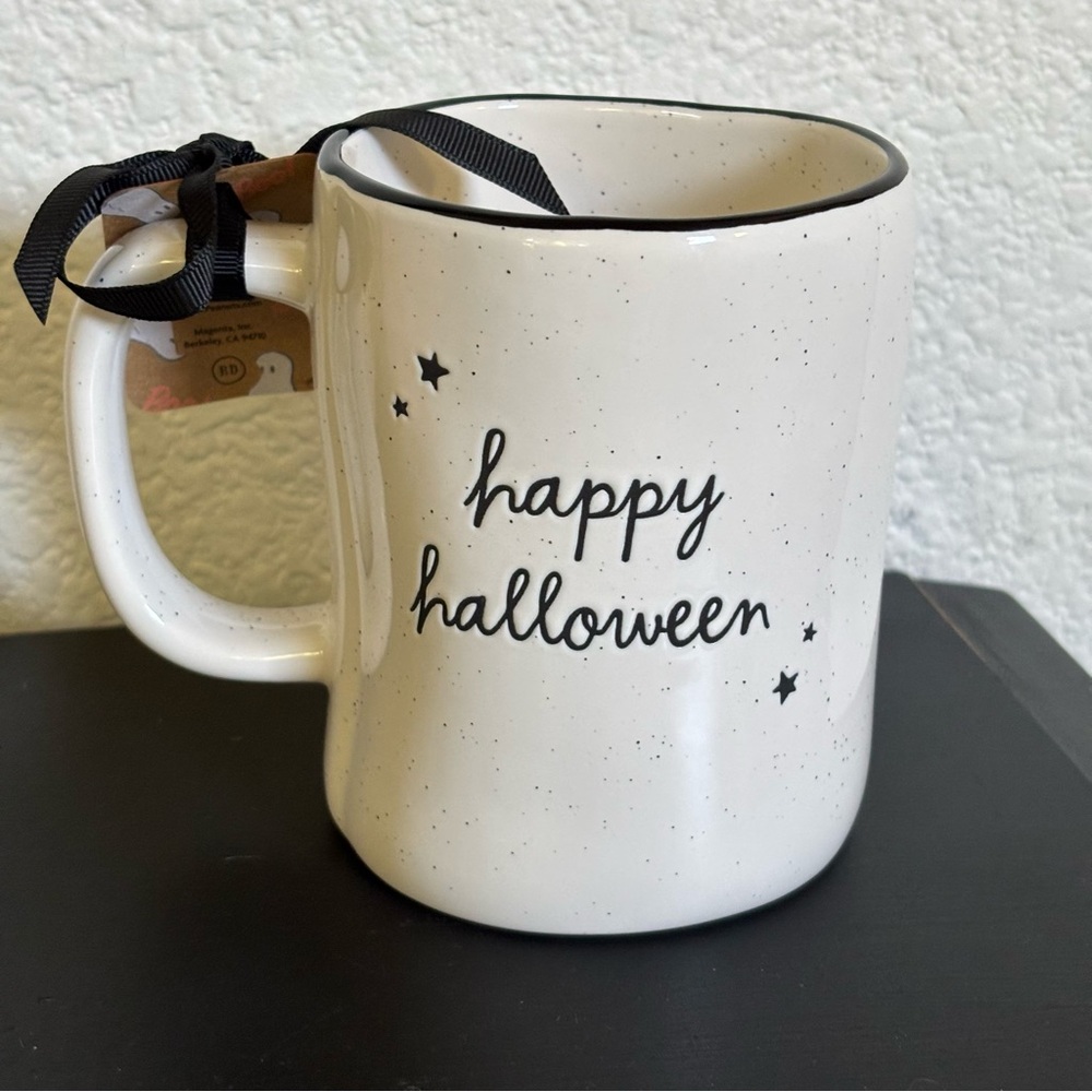 Peanuts x Rae Dunn Woodstock Halloween Coffee Mug Happy‎ Halloween New With Tag - Picture 4 of 8